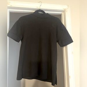 Zara Black Turtleneck Short Sleeve Top